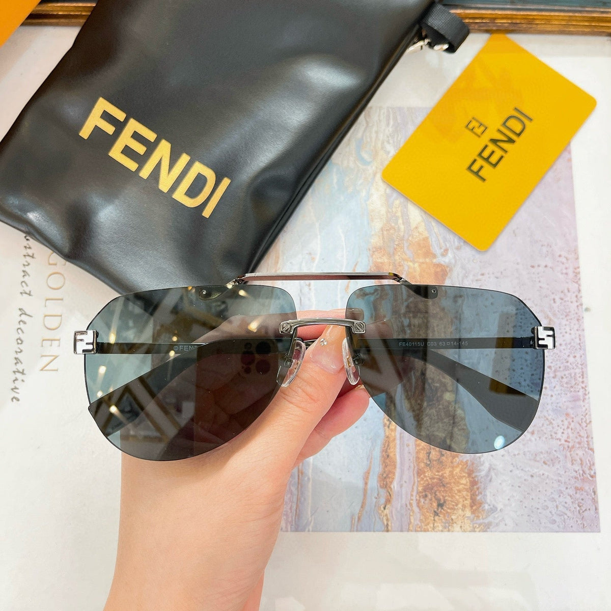 Sunglasses- Fen Sunglasses Premium Fashion Designer Sunglasses