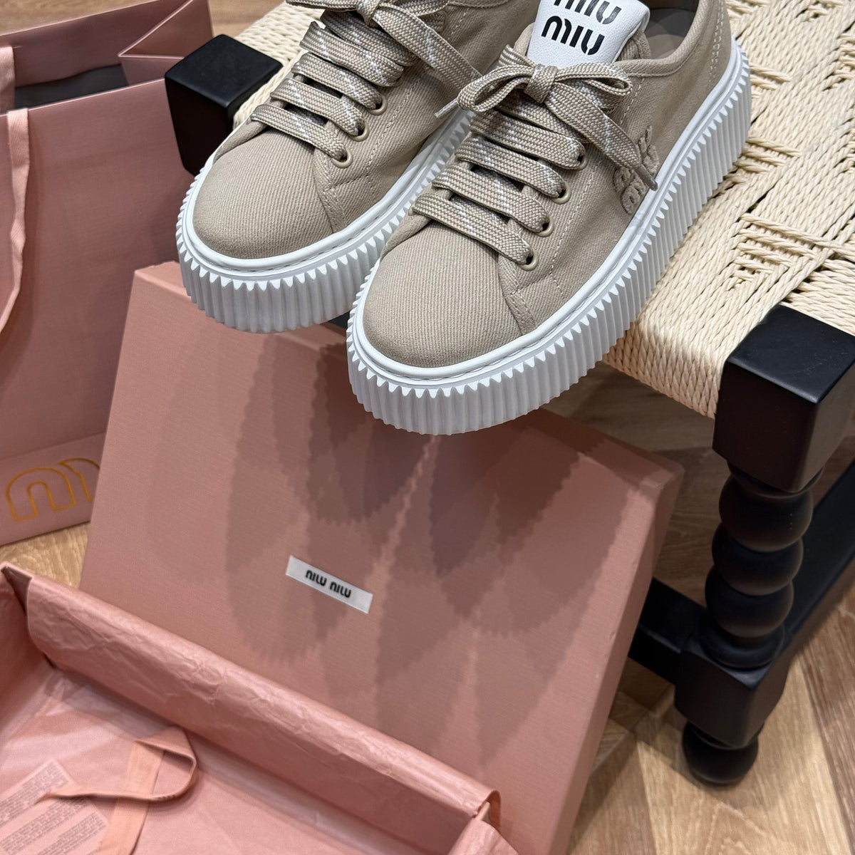 Shoes- Miu M Trainers Premium Designer Casual Shoes