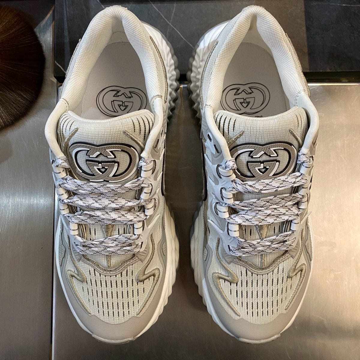 Gucci Shoes- Gucci Ripple Sneakers Premium Designer Casual Shoes