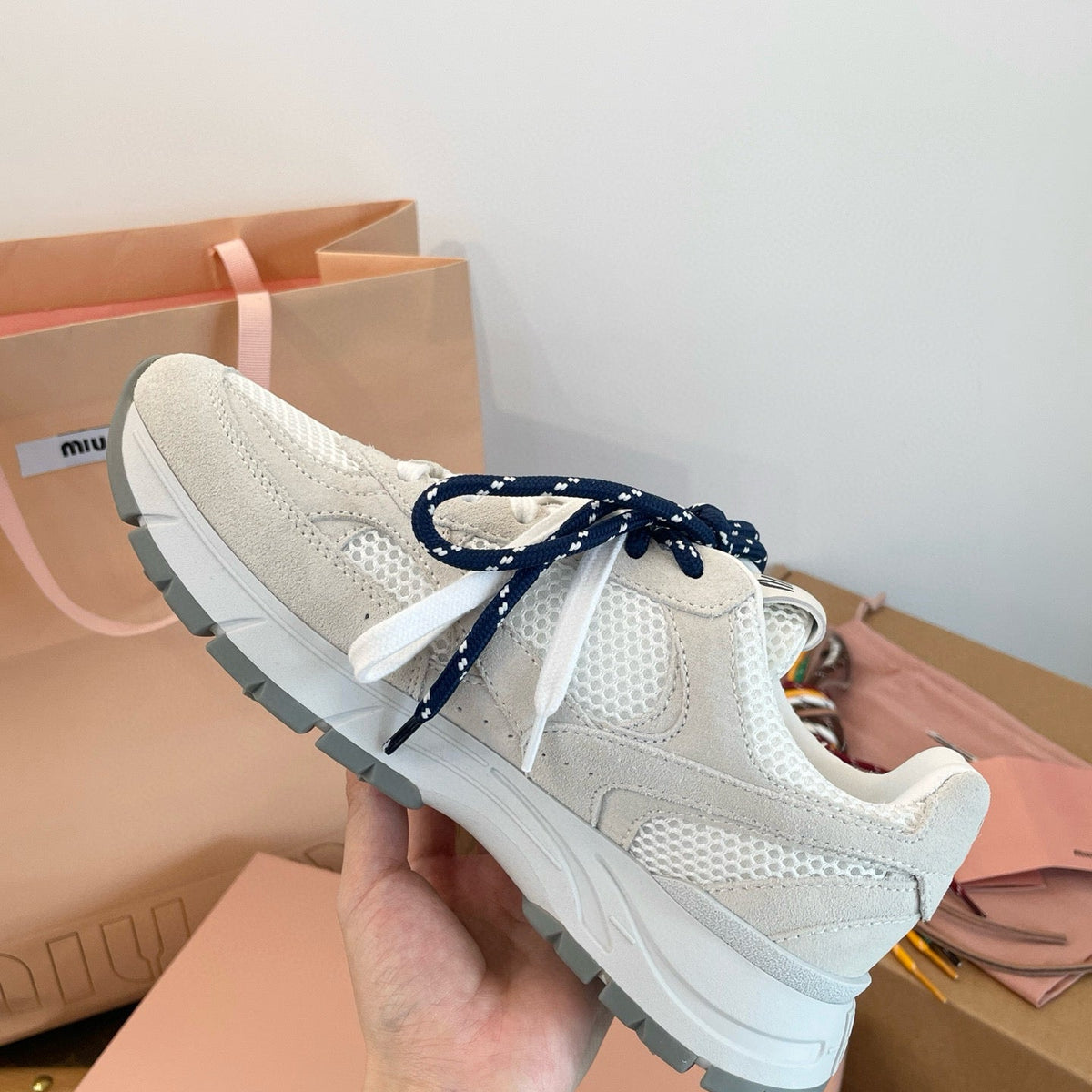 Shoes- Miu M Trainers Luxury Lifestyle Designer Footwear