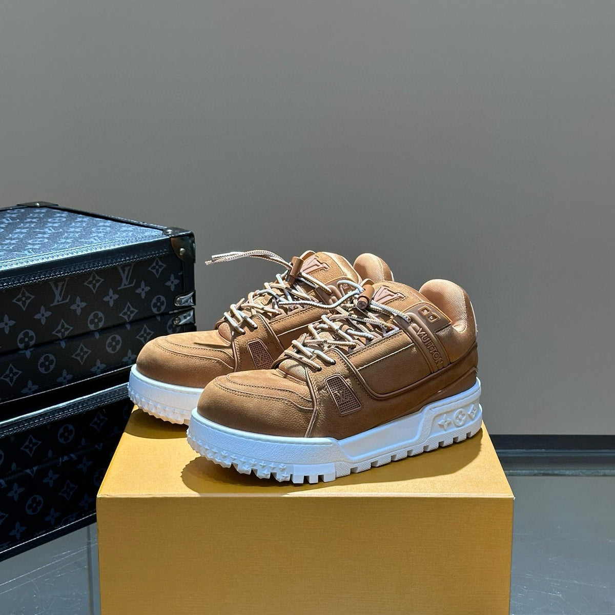 Louis Vuitton Shoes- Louis Vuitton Lou Trainers Comfortable Everyday Designer Shoes