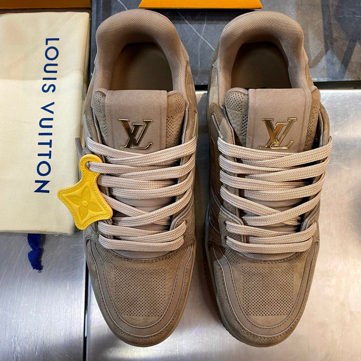 Louis Vuitton Shoes- Louis Vuitton Lou Trainers Premium Designer Casual Shoes