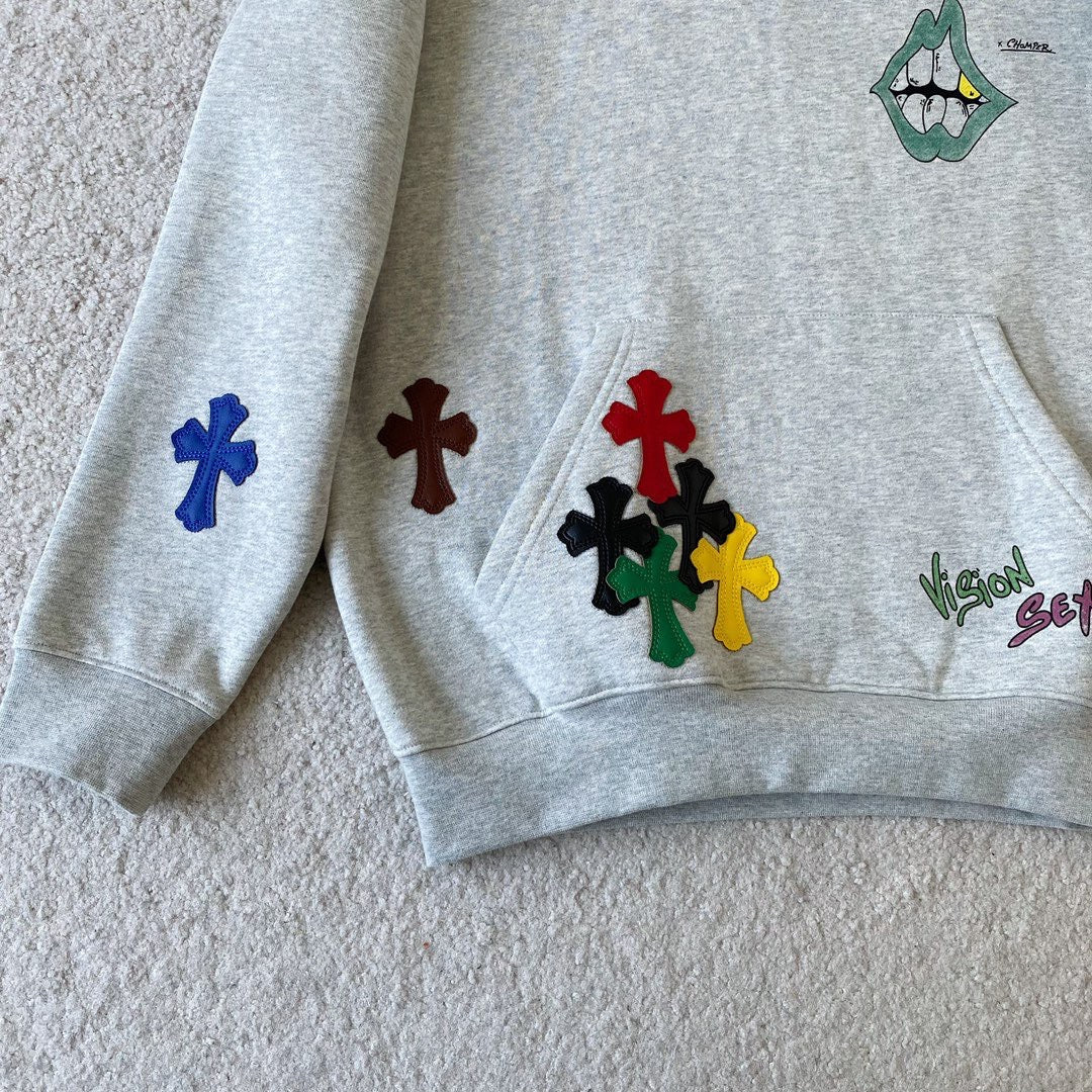 Hoodies- Chrome H Hoodie Premium Designer Casual Hoodie
