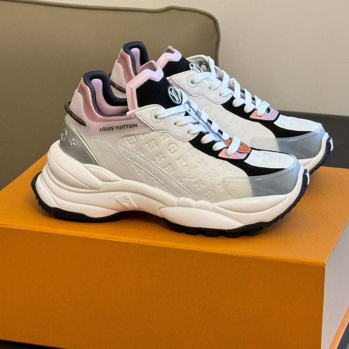 Louis Vuitton Shoes- Louis Vuitton Lou Run 55 Trainers Premium Designer Casual Shoes