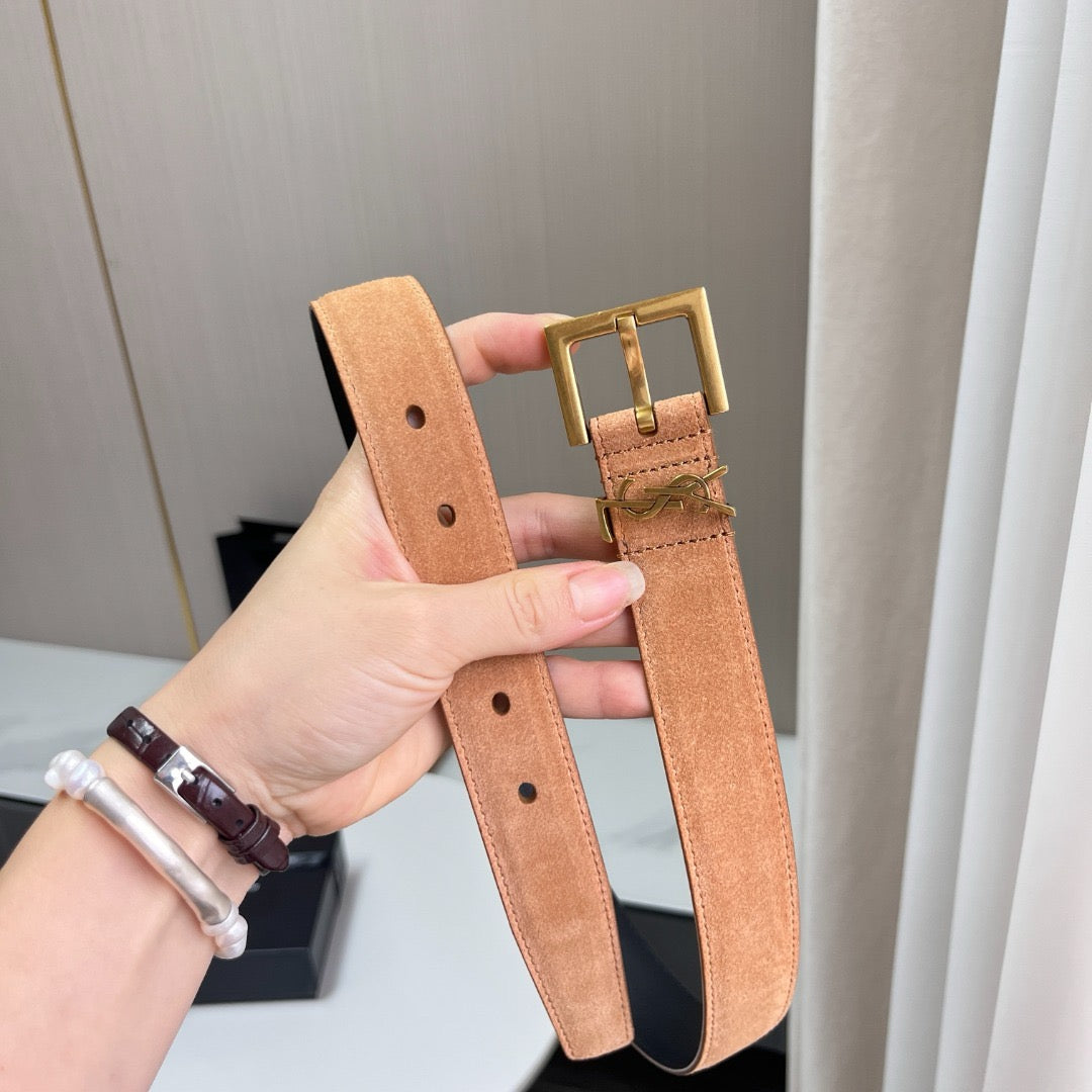 Saint Laurent Belts- Saint Laurent Belt 3 Cm Classic Everyday Designer Belt