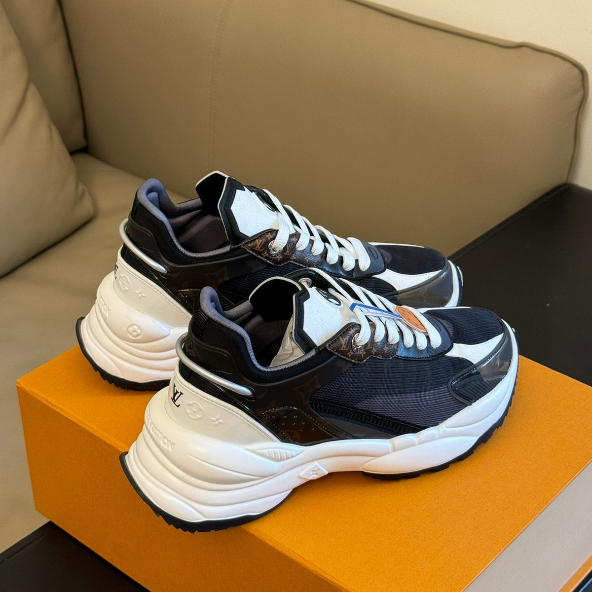 Louis Vuitton Shoes- Louis Vuitton Lou Run 55 Trainers Luxury Lifestyle Designer Footwear