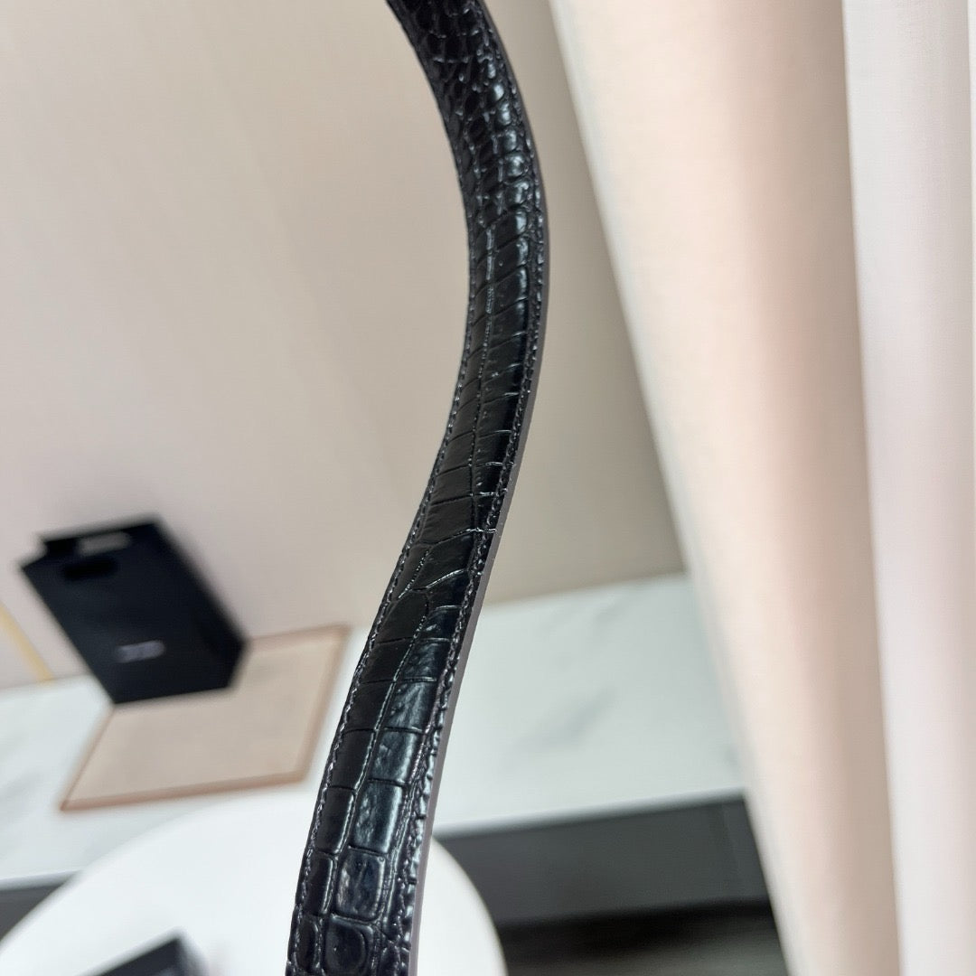 Saint Laurent Belts- Saint Laurent Belt 2 Cm Premium Leather Designer Belt