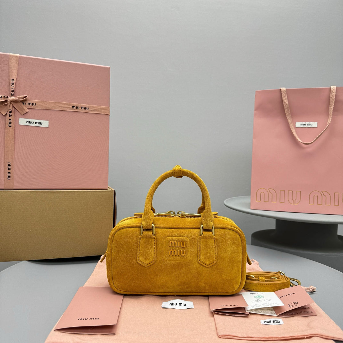 Bags- Miu M Arcadie Bag Luxury Designer Leather Handbag