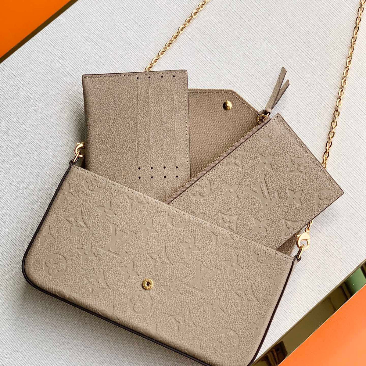 Louis Vuitton Accessories- Louis Vuitton Lou Pochette Félicie Premium Everyday Designer Accessory