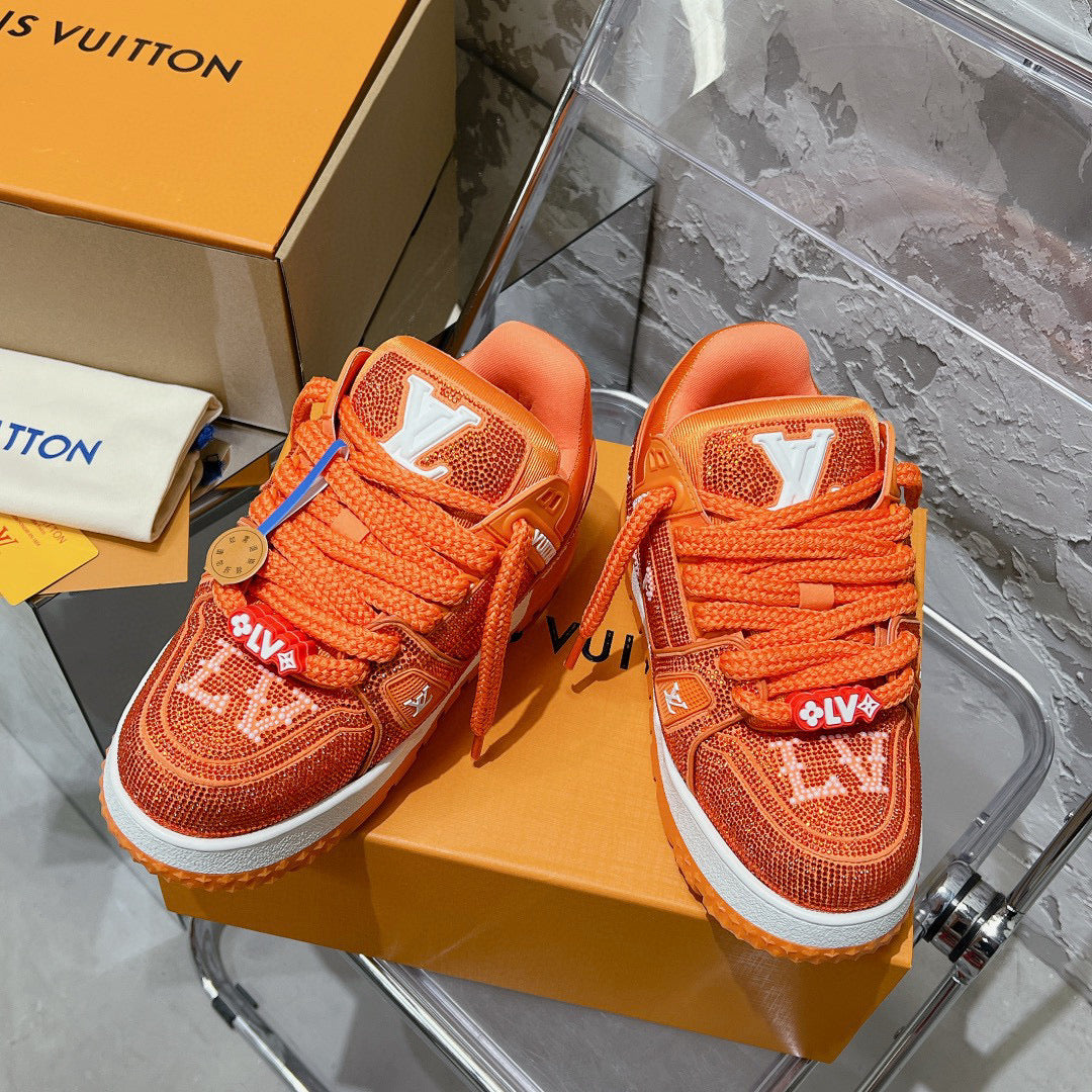 Louis Vuitton Shoes- Louis Vuitton Lou Trainers Premium Designer Casual Shoes