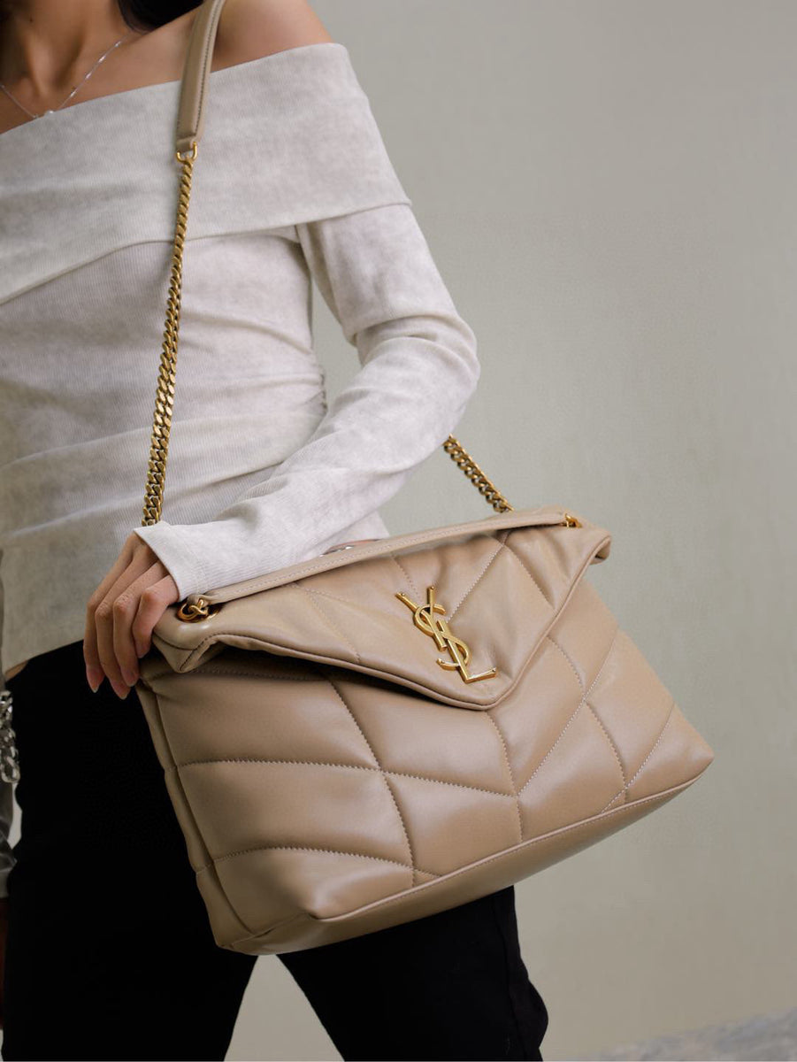 Saint Laurent Bags- Saint Laurent Loulou Medium Puffer Bag Premium Designer Shoulder Bag
