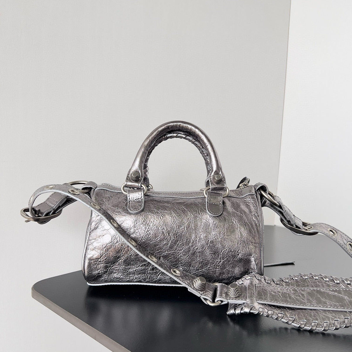 Bags- Bal Le Cagole Mini Duffel Bag Luxury Designer Leather Handbag