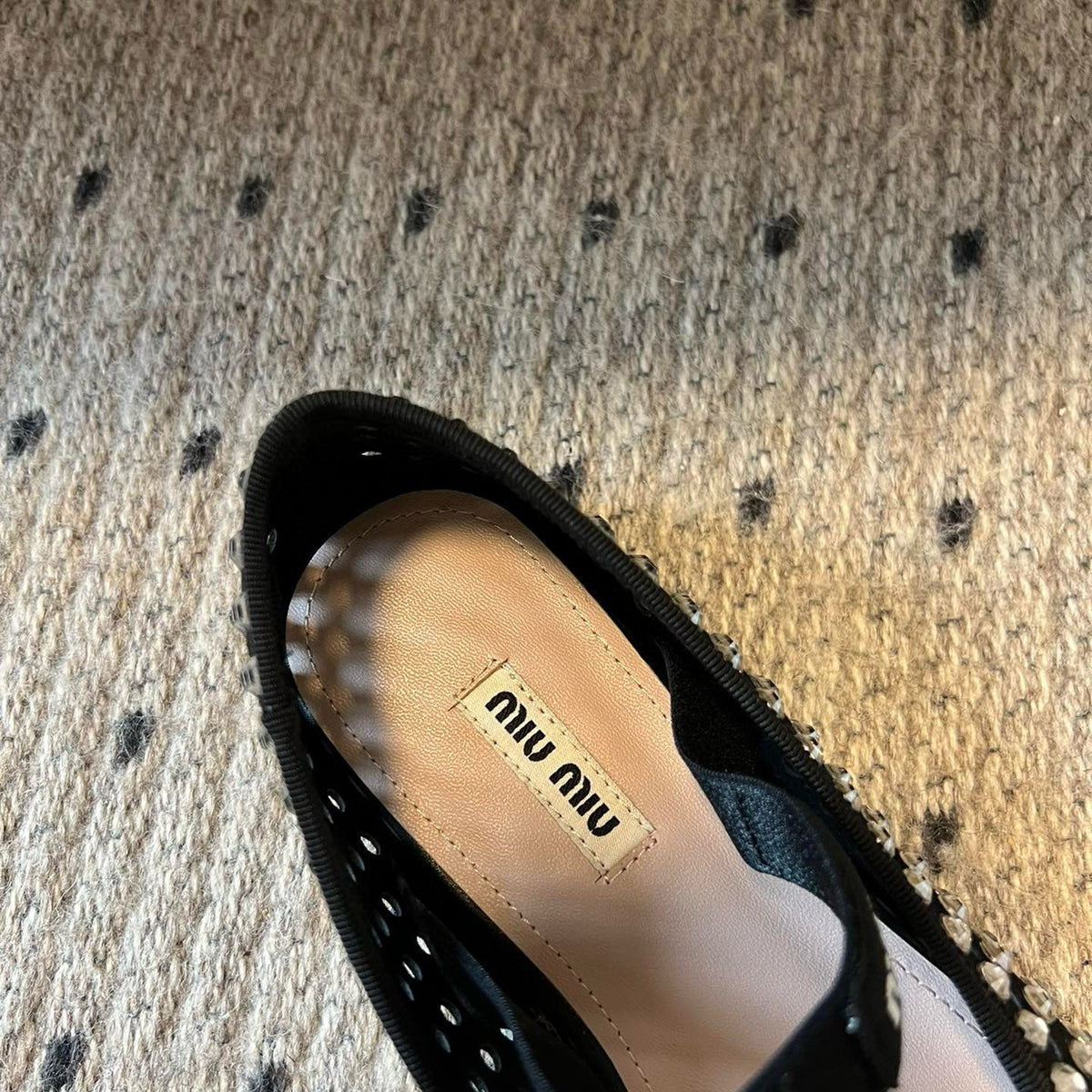 Shoes- Miu M Ballet Flats Luxury Lifestyle Designer Footwear
