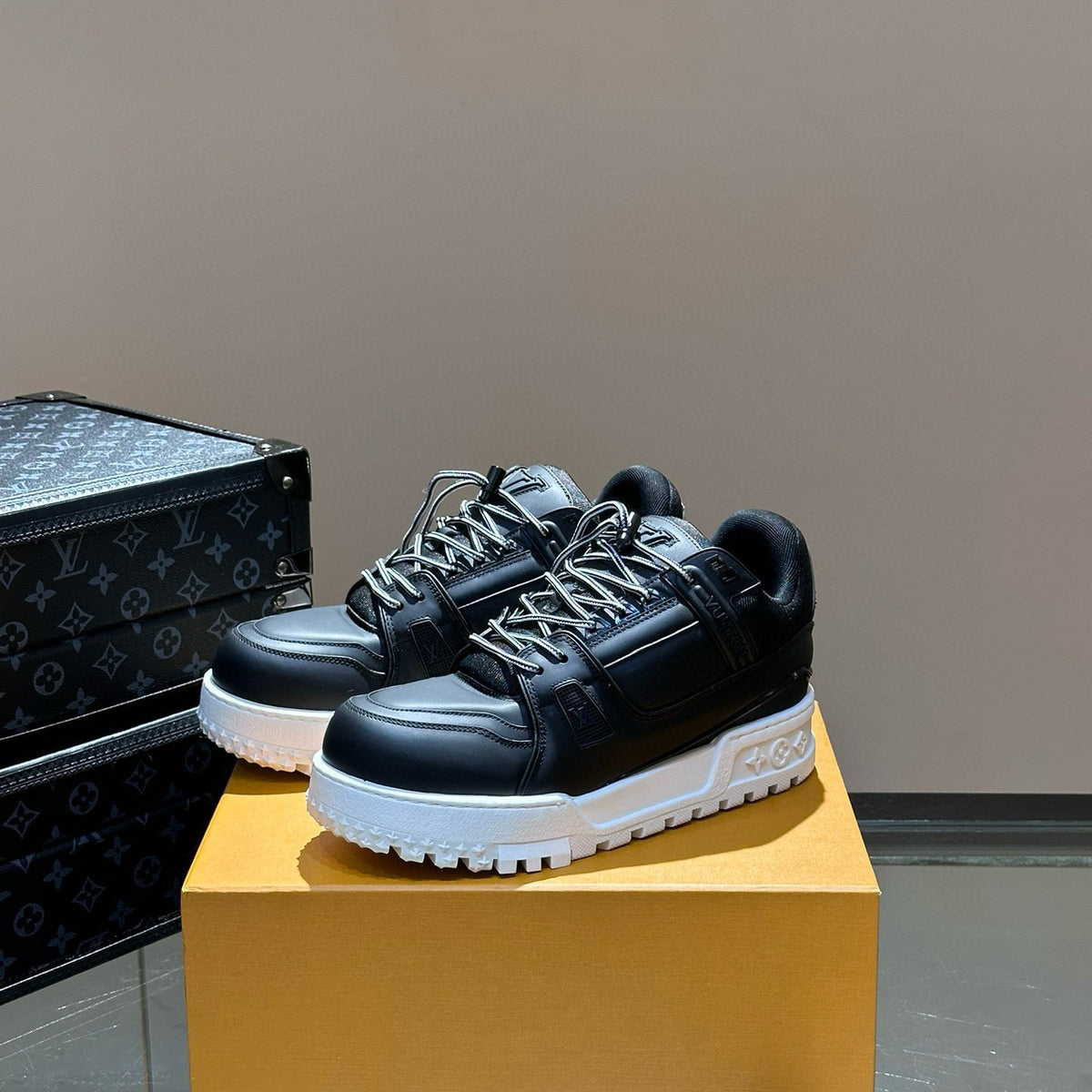 Louis Vuitton Shoes- Louis Vuitton Lou Trainers Comfortable Everyday Designer Shoes