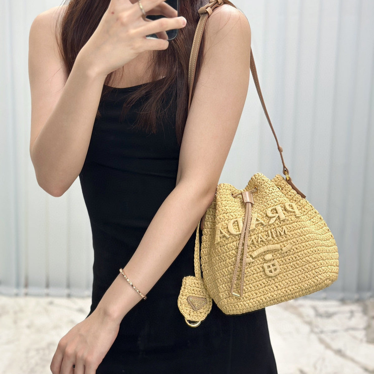 Bags- Pd Crochet Mini Bucket Bag Elegant Everyday Designer Handbag