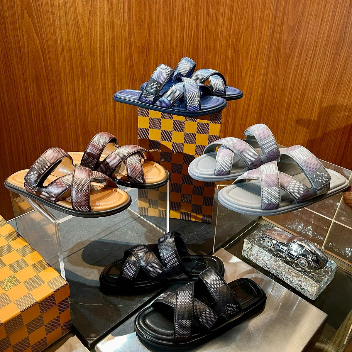 Louis Vuitton Shoes- Louis Vuitton Lou Venice Mule Comfortable Everyday Designer Shoes