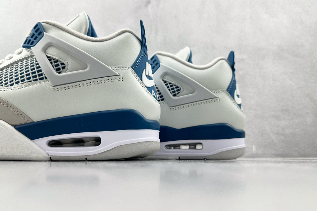 Jordan Shoes- Jordan 4 Military Blue Comfortable Everyday Designer Shoes