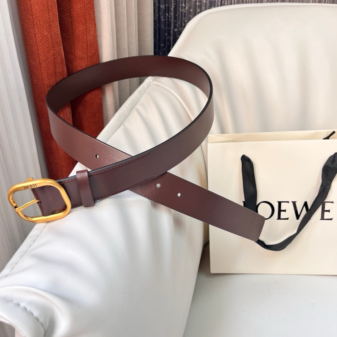 Belts- Loew Belt 3.5 Cm Classic Everyday Designer Belt