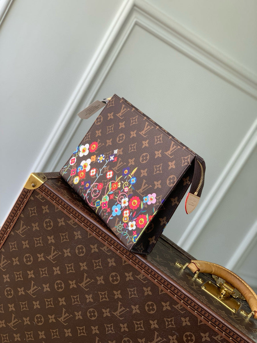 Louis Vuitton Bags- Louis Vuitton Lou x Murakami Toiletry Pouch Premium Designer Shoulder Bag