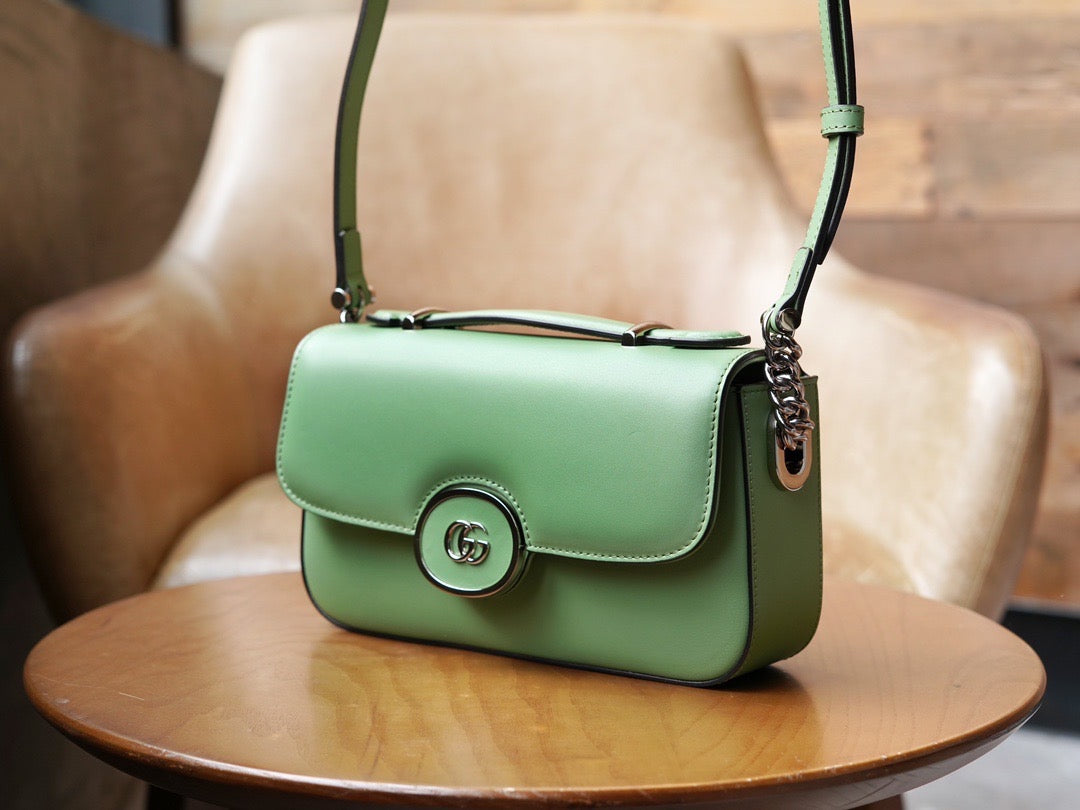 Gucci Wallets- Gucci Petite Mini Shoulder Bag Premium Leather Designer Wallet