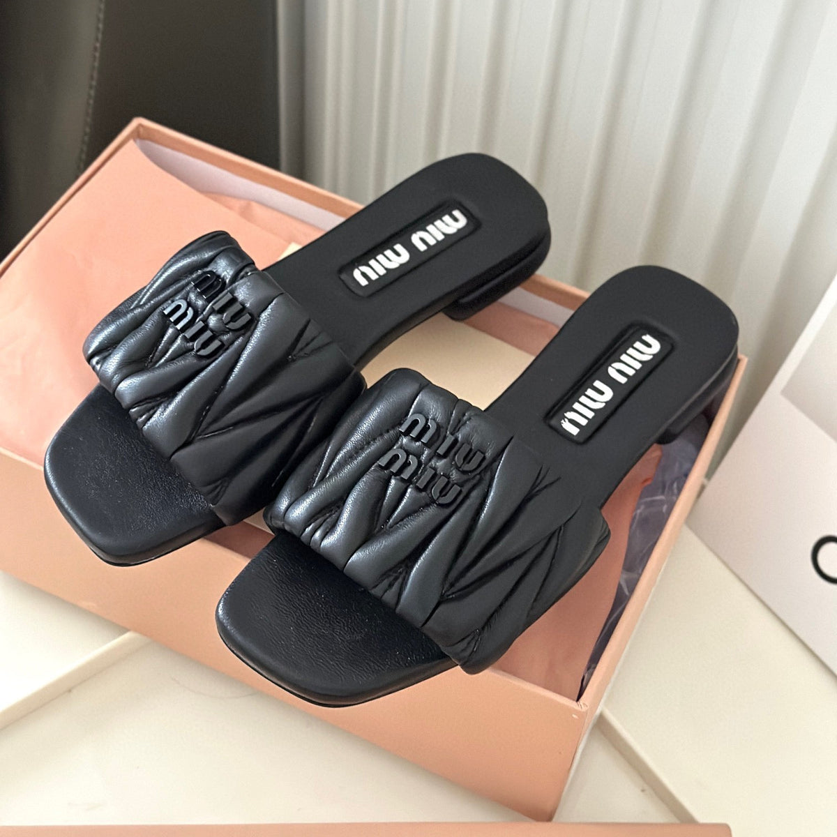 Shoes- Miu M Sandals Premium Designer Casual Shoes