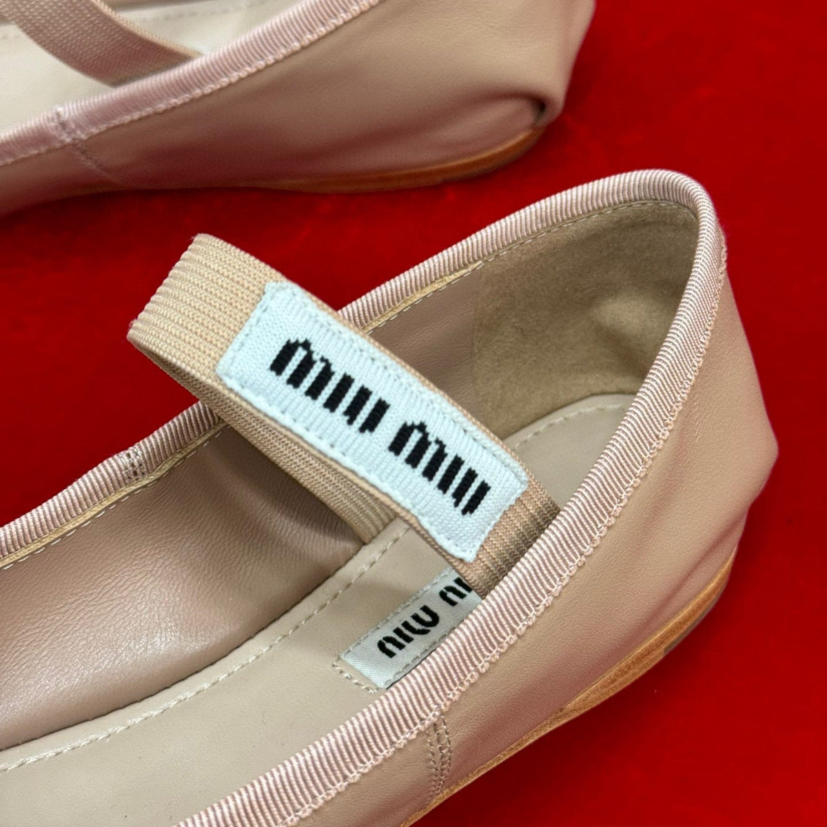 Shoes- Miu M Ballerina Flats Premium Designer Casual Shoes