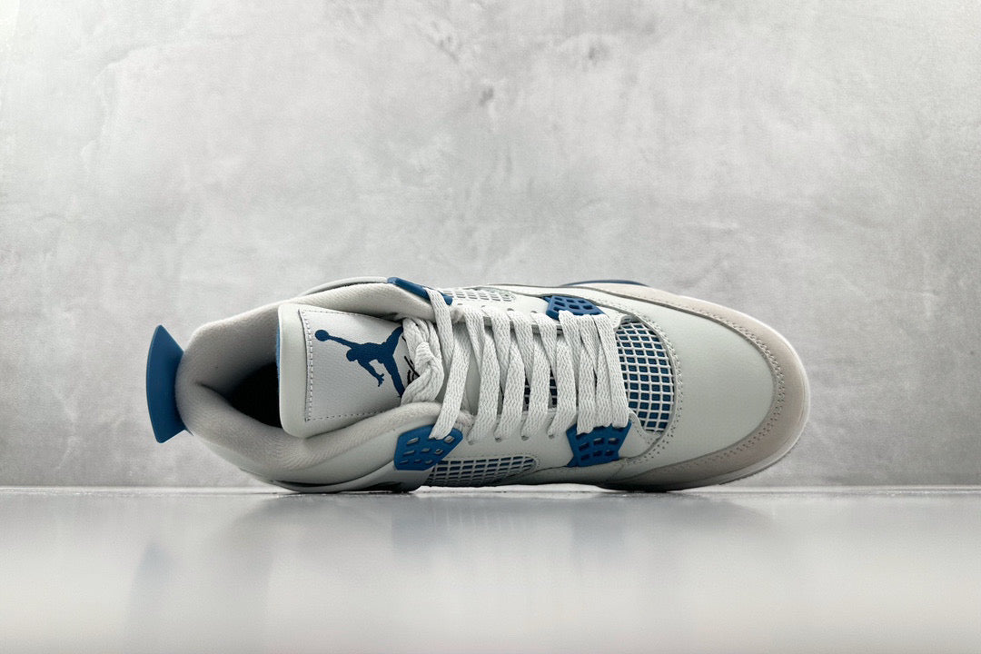 Jordan Shoes- Jordan 4 Military Blue Comfortable Everyday Designer Shoes