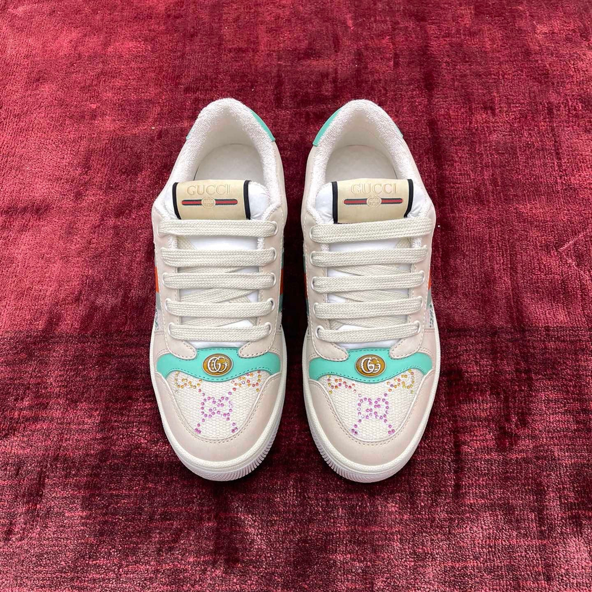 Gucci Shoes- Gucci Screener Leather Sneakers Comfortable Everyday Designer Shoes