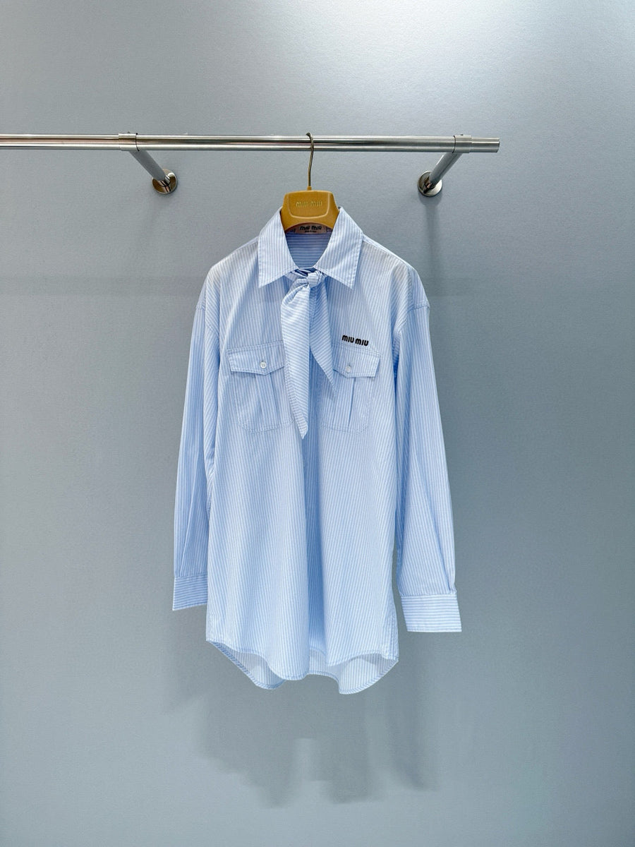Tops? Miu M Shirt Premium Designer Casual Top