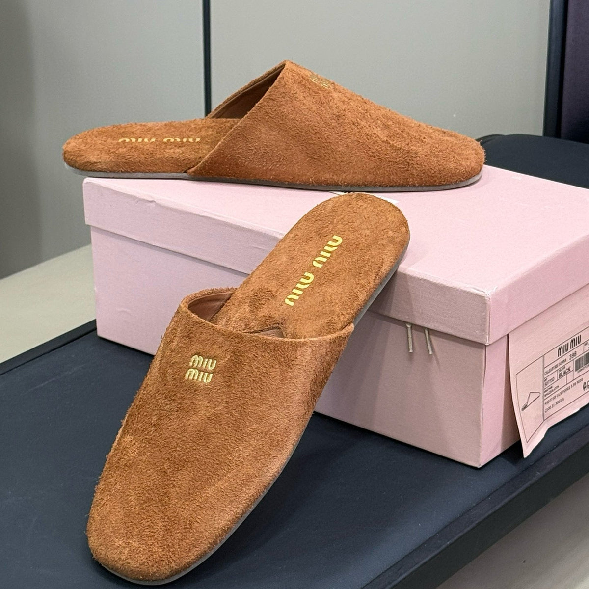 Accessories- Miu M Slippers Premium Everyday Designer Accessory