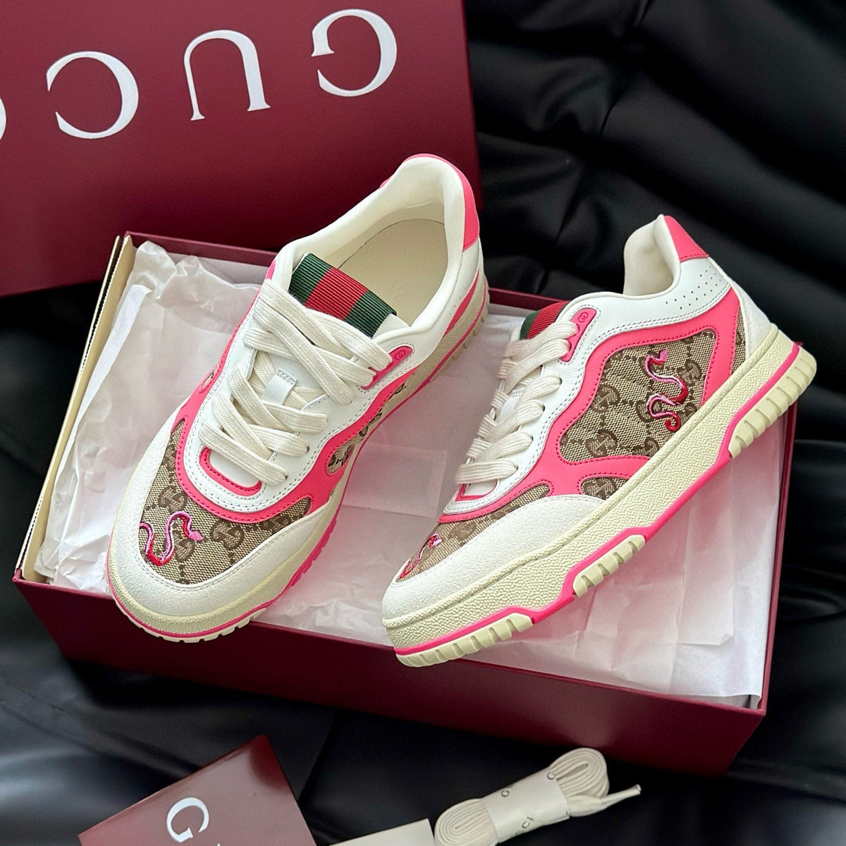 Gucci Shoes- Gucci Re Web Sneaker Luxury Lifestyle Designer Footwear
