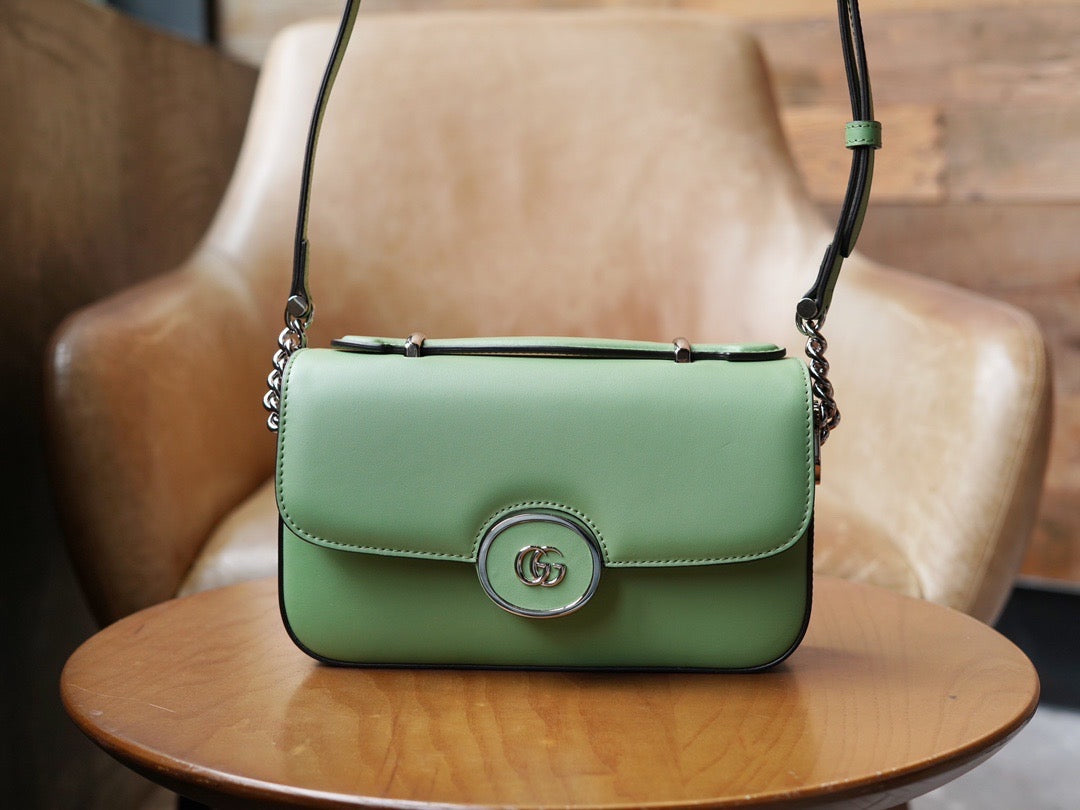 Gucci Wallets- Gucci Petite Mini Shoulder Bag Premium Leather Designer Wallet