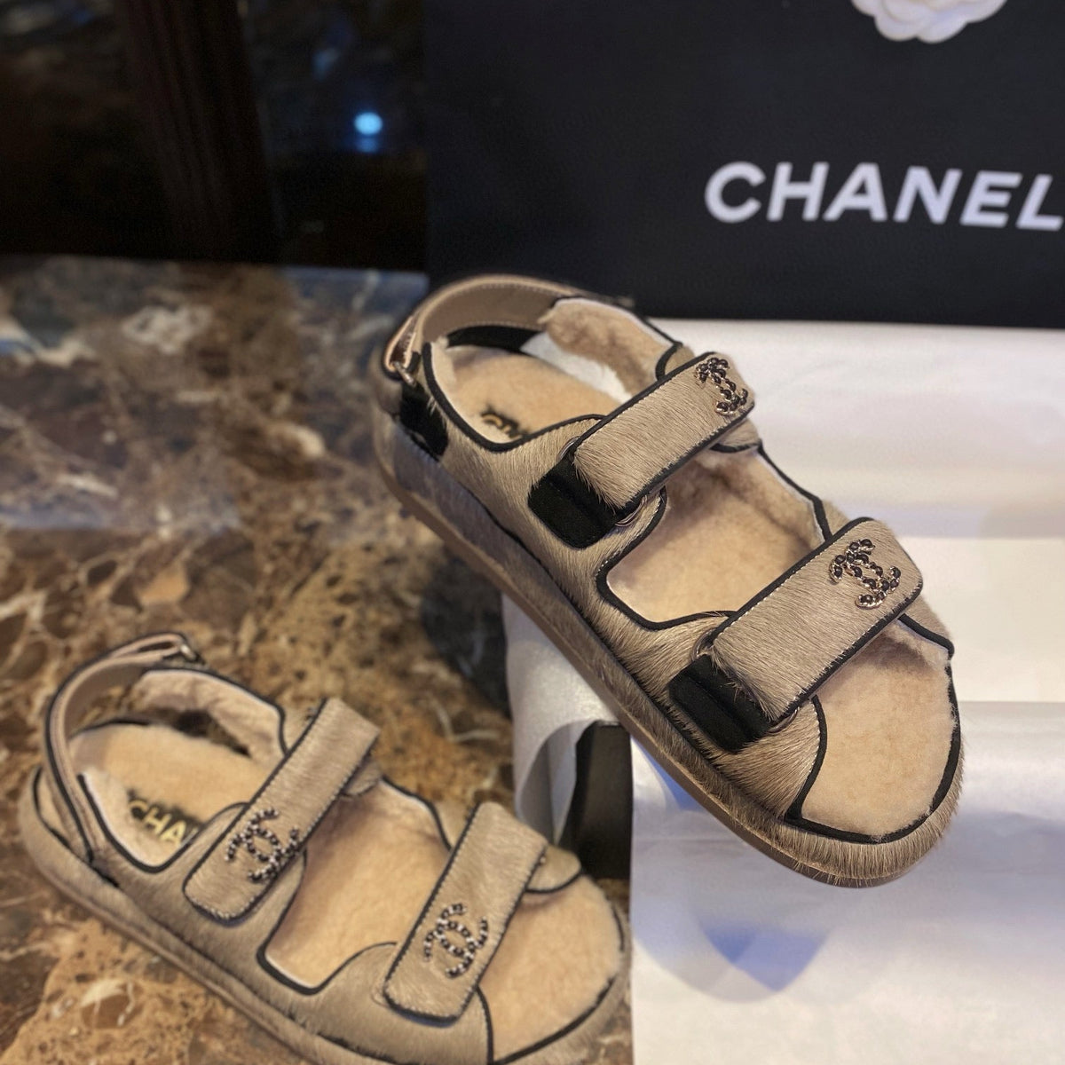 Chanel Shoes- Chanel Sandals Luxury Lifestyle Designer Footwear