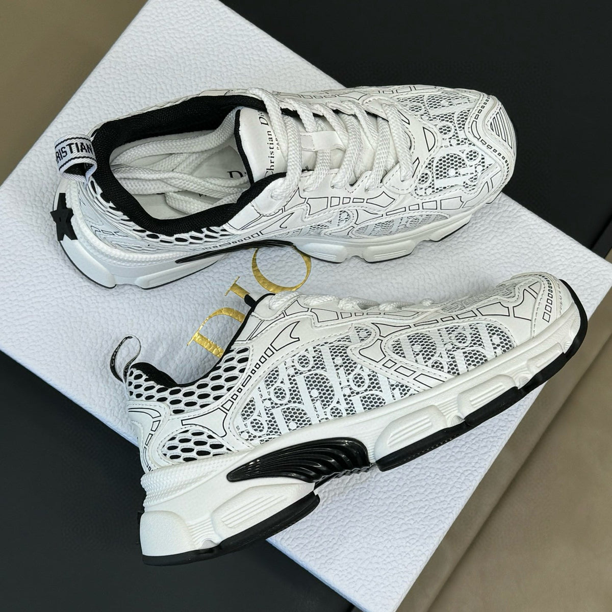 Dior Shoes- Dior Chrono Sneaker Premium Designer Casual Shoes