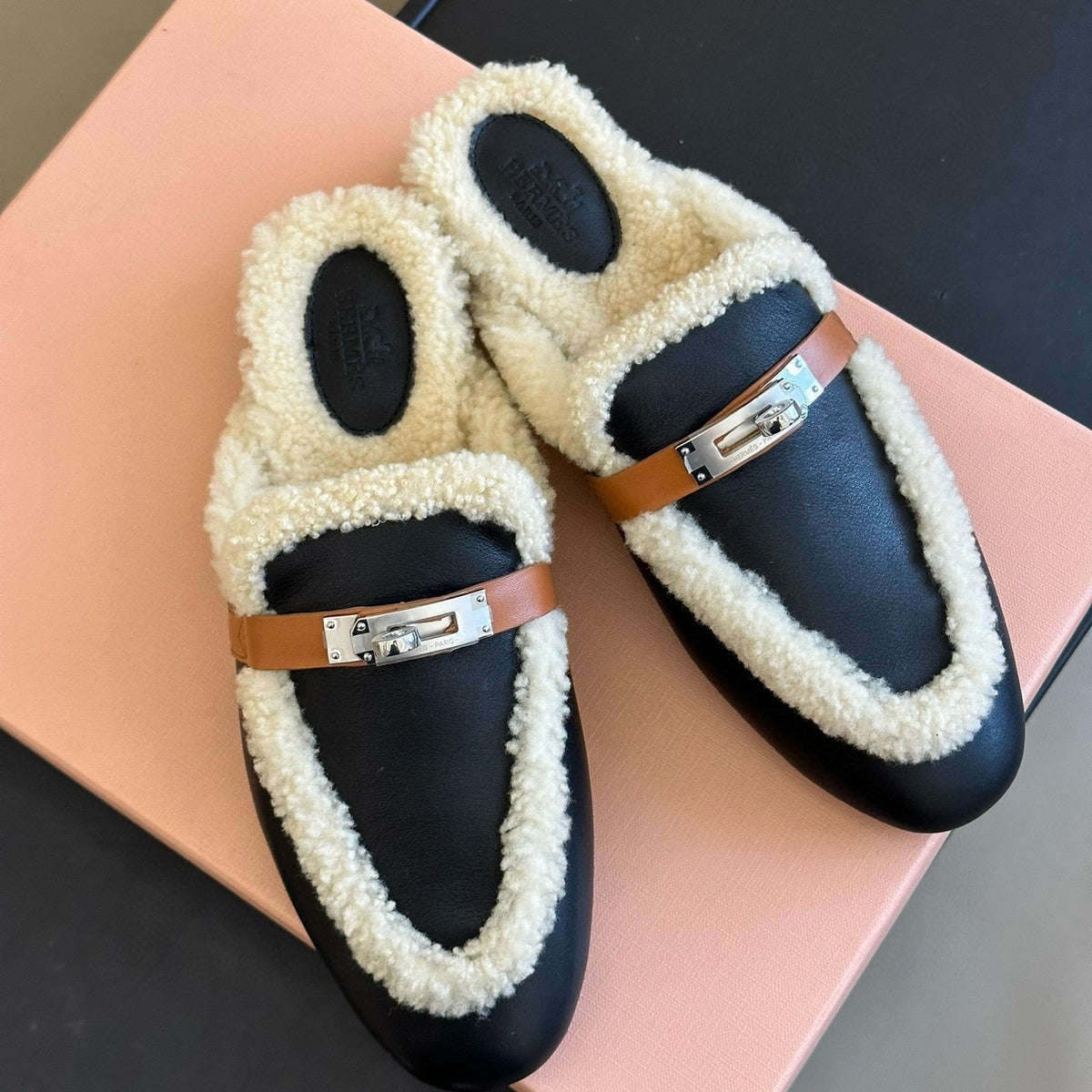 Accessories- Herm Kelly Mules Luxury Designer Fashion Accessory