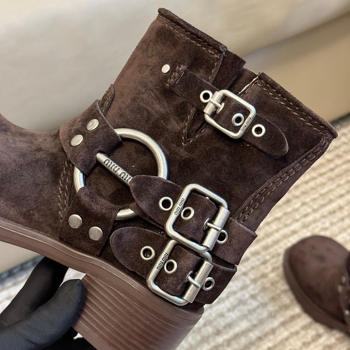 Shoes? Miu M Boots Premium Designer Casual Shoes