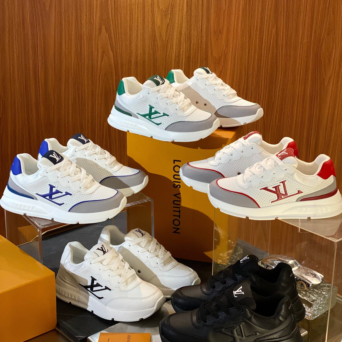 Louis Vuitton Shoes- Louis Vuitton Lou Classic Sneaker Luxury Lifestyle Designer Footwear