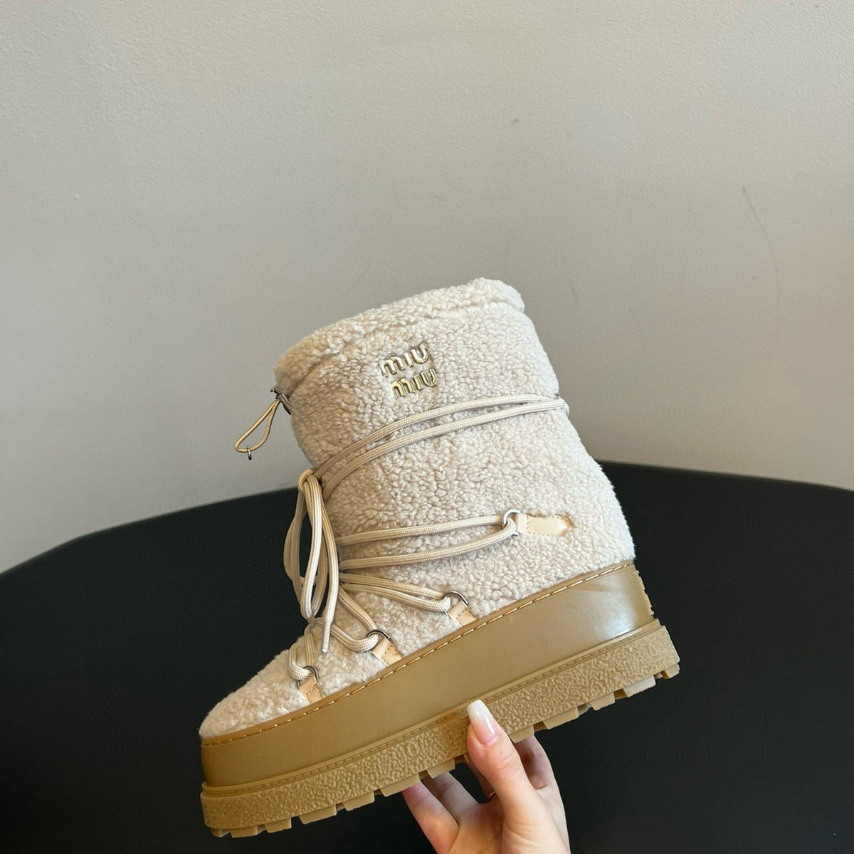 Shoes- Miu M Boots Luxury Lifestyle Designer Footwear