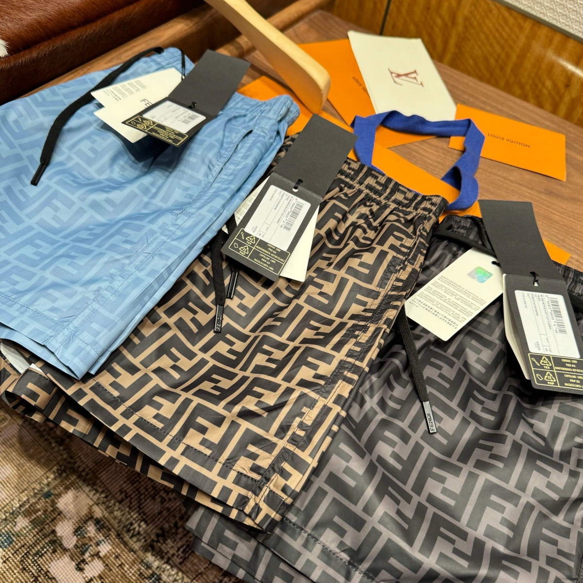 Shorts- Fen Swim Shorts Nd Premium Designer Casual Shorts