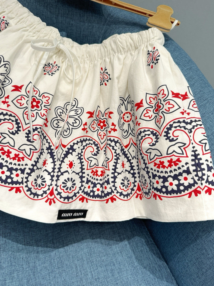 Skirts- Miu M Skirt Elegant Designer Casual Skirt