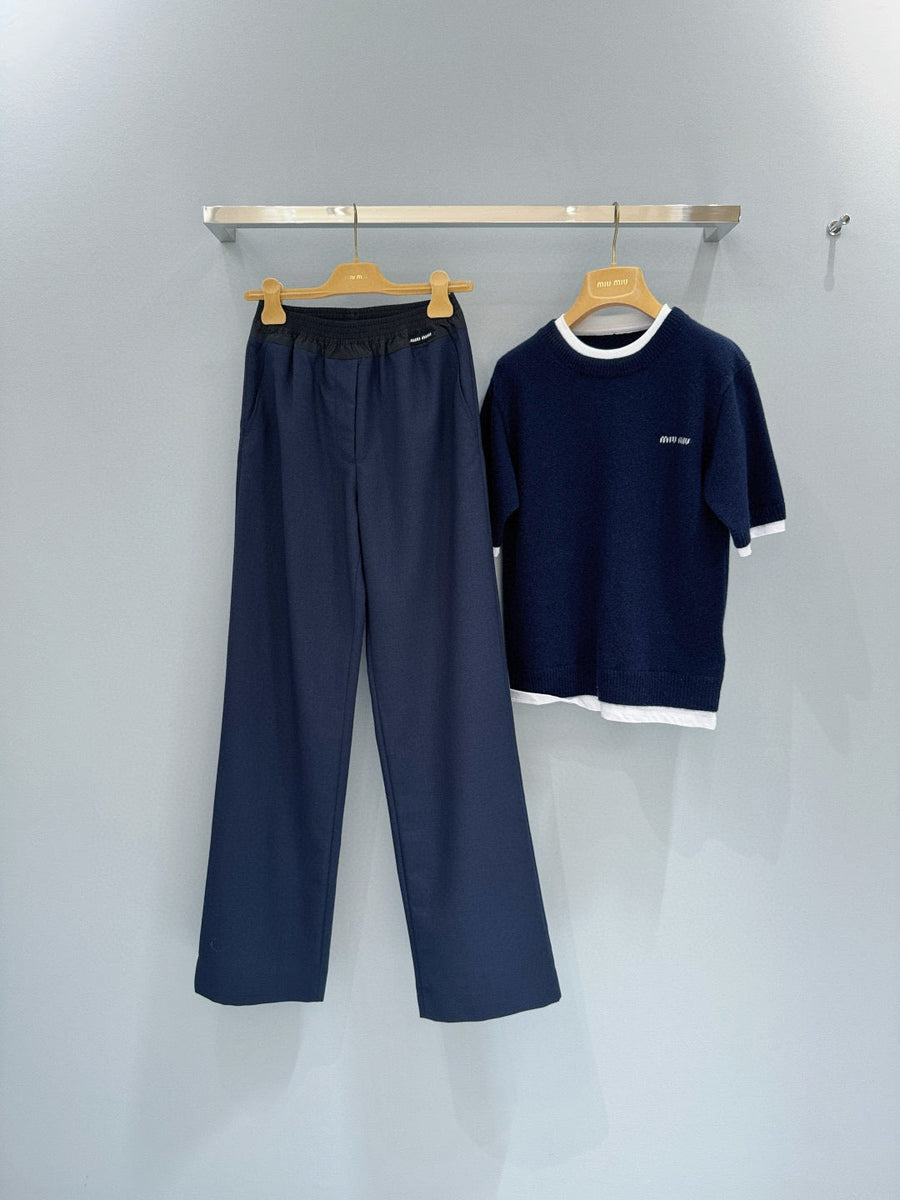 Pants? Miu M Trousers Premium Designer Casual Trousers