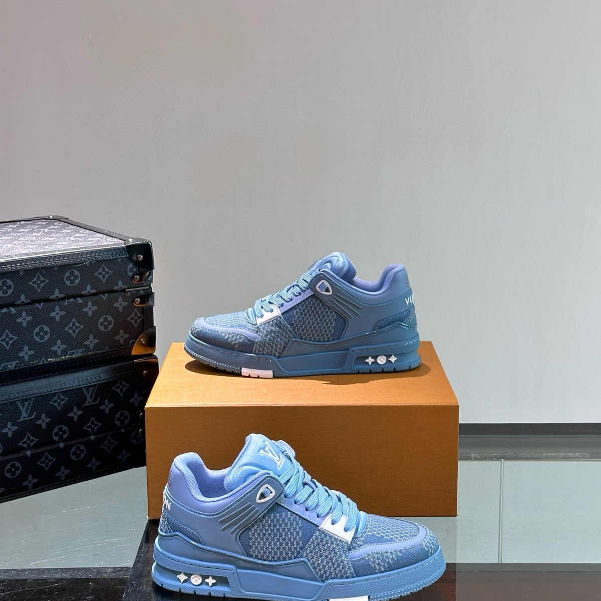 Louis Vuitton Shoes- Louis Vuitton Lou Trainers Premium Designer Casual Shoes