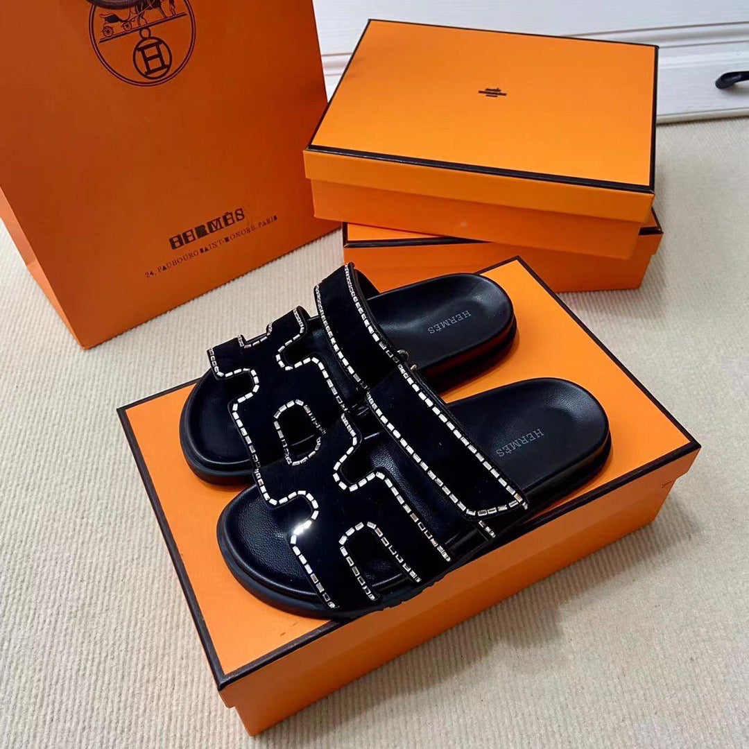 Shoes- Herm Chypre Sandals Premium Designer Casual Shoes