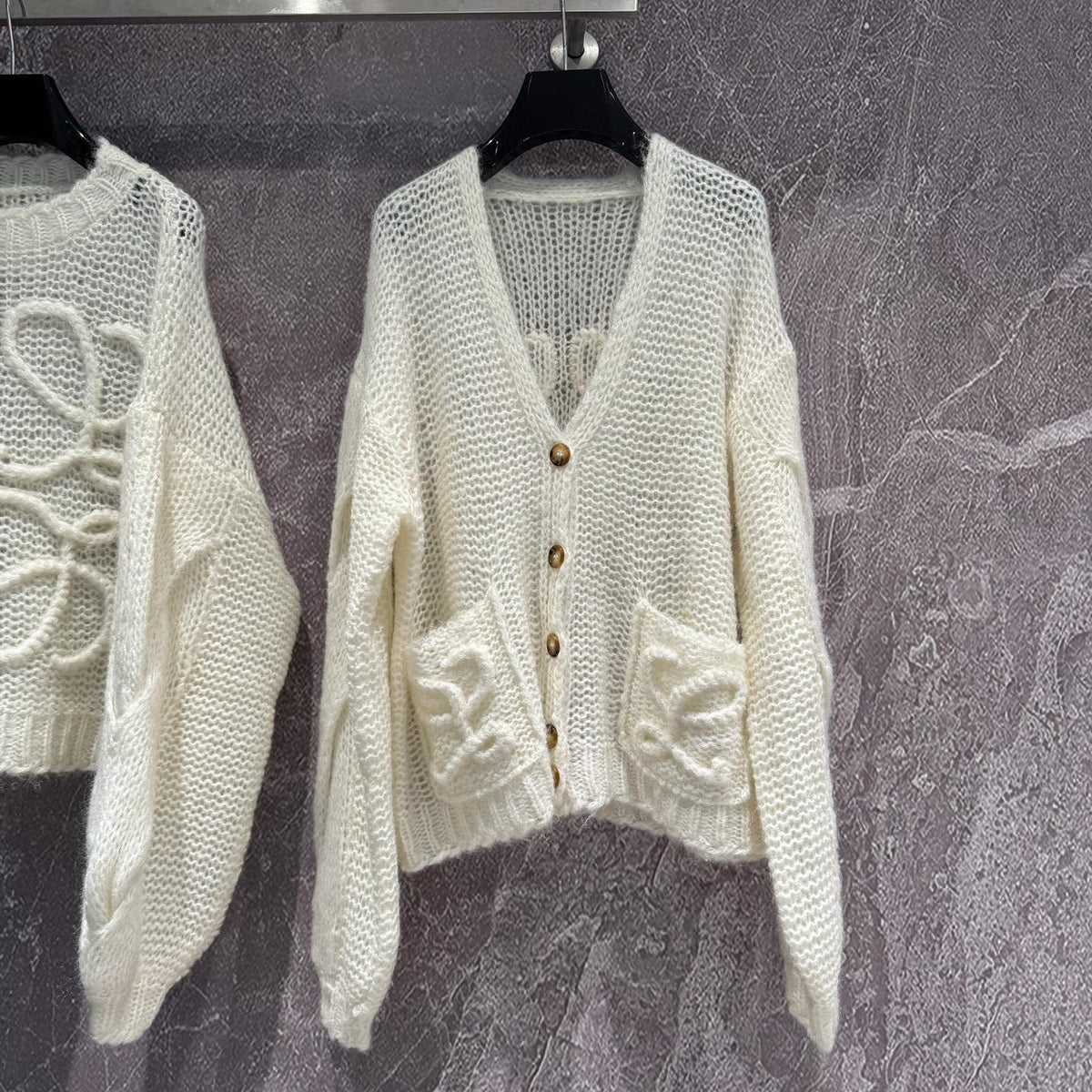 Sweaters- Loew Cardigan Luxury Designer Knit Sweater