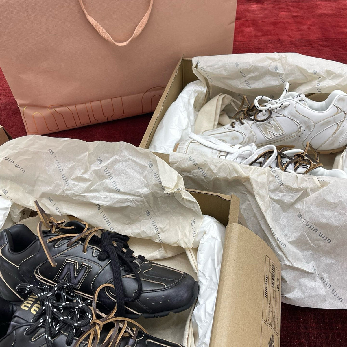 New Balance Shoes- New Balance Miu M x New Balance Trainers Luxury Lifestyle Designer Footwear