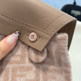 Back view of Fendi luxury Coat with clean finishing