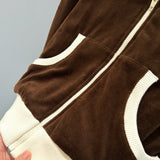 Interior view of Celine Bomber Jacket with organised compartments
