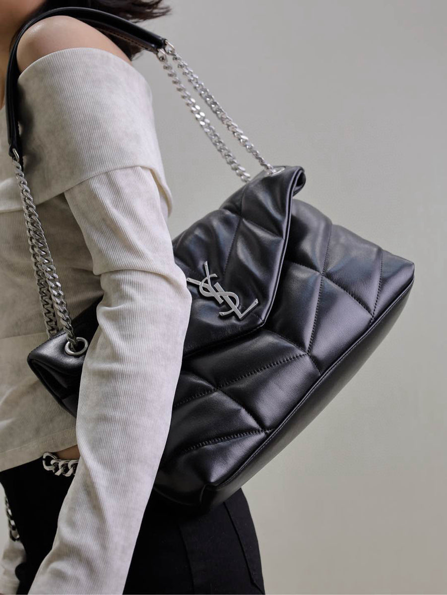 Saint Laurent Bags- Saint Laurent Loulou Medium Puffer Bag Luxury Designer Leather Handbag