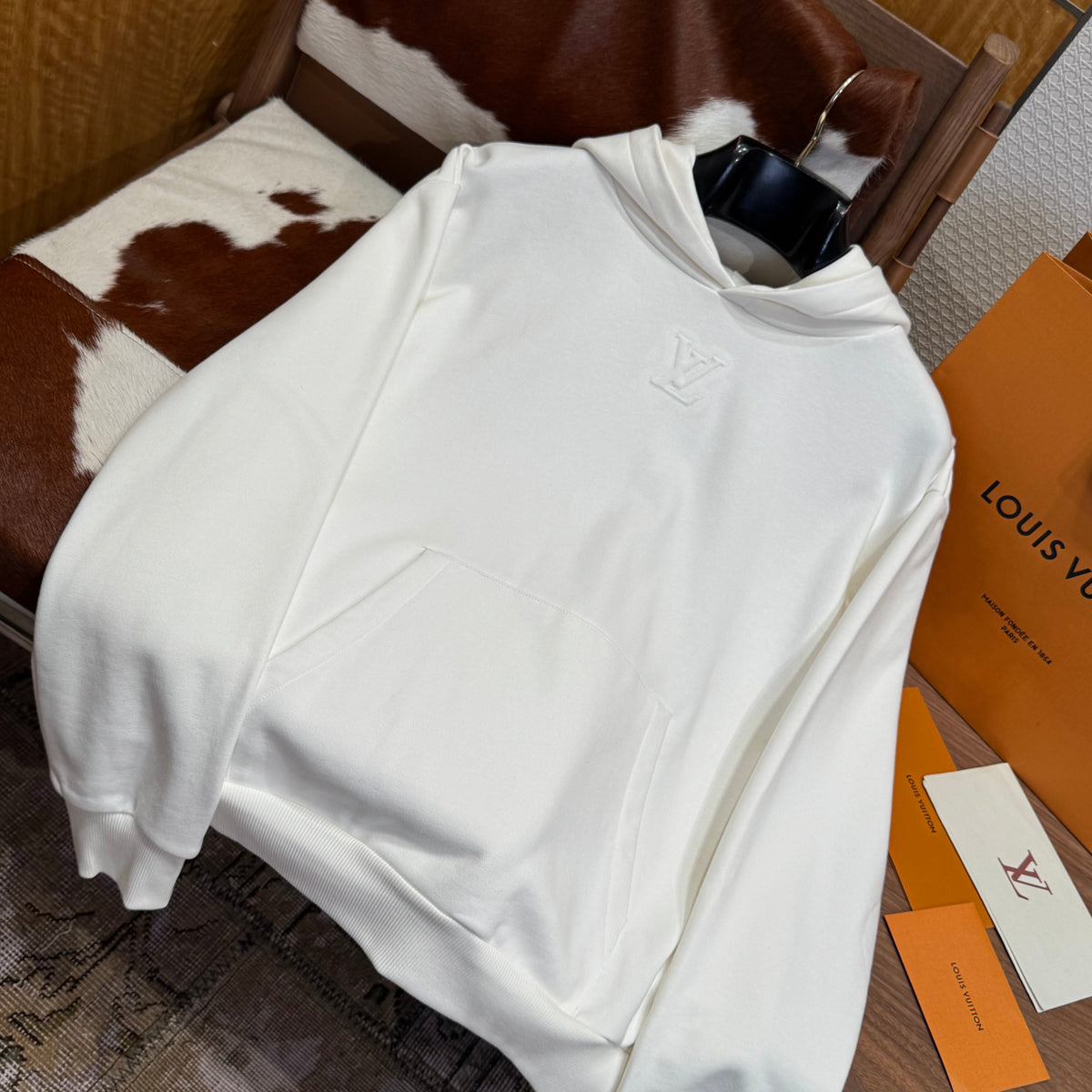 Louis Vuitton Hoodies- Louis Vuitton Lou Hoodie Comfortable Luxury Streetwear Hoodie