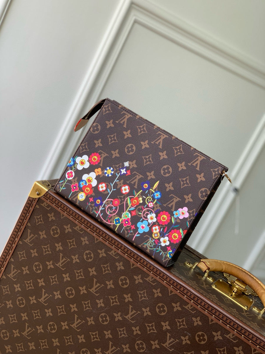 Louis Vuitton Bags- Louis Vuitton Lou x Murakami Toiletry Pouch Premium Designer Shoulder Bag